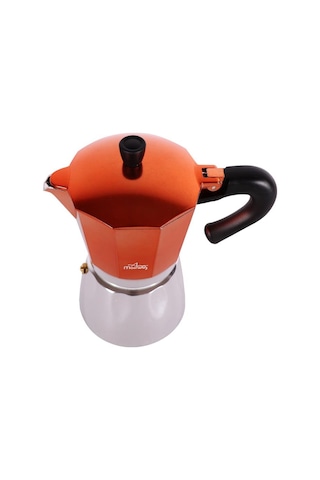 Any Morning Hes-6 Espresso Kahve Makinesi Alüminyum Moka Pot 240 Ml Bakır