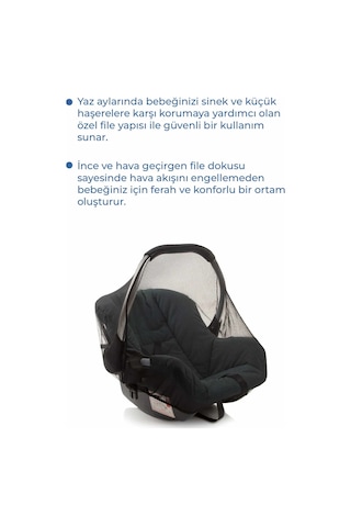 Babyjem Ana Kucağı Sinekliği Siyah
