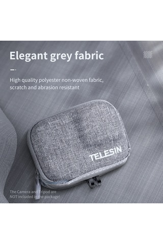 Telesın GP-CPB- 902 Gopro Hero 9/10/11 İçin Taşınabilir Kamera Taşıma Çantası