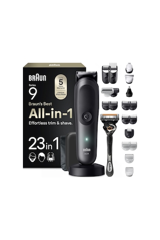 Braun Hepsi Bir Arada Series 9, 23 Ü 1 Arada Tıraş Kiti, Problade, Bodygentle Modu, Aıo9520