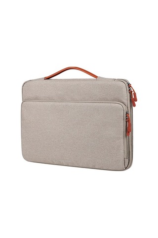 Polyester 13,3 İnç Su Geçirmez Taşınabilir Dizüstü Bilgisayar Çantası Haki