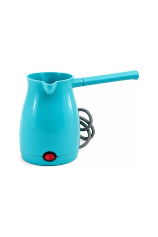 Awox Caffeen Mavi Elektrikli Cezve Türk Kahvesi Makinesi Plastik Çift Ağız 0.4lt - 5 Fincan 1000w 5580