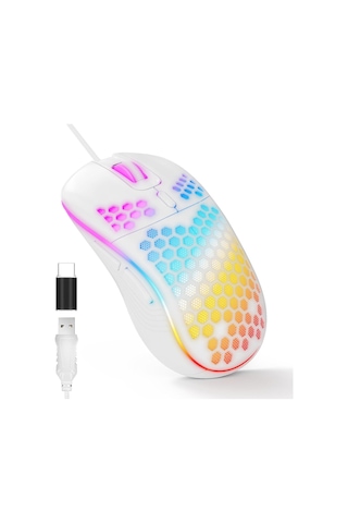 Valkyrie RGB Led Işıklı 6 Tuşlu 7200DPI Gaming Oyuncu Mouse