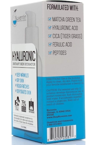 Nuventin Hyaluronic Instant Skin Hydrator Serum 59 ML
