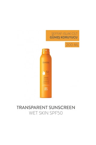 Babe Transparent Sunscreen Wet Skin Güneş Losyonu SPF 50 200 ML