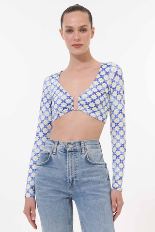 Roxy Artsy Tıle Crop Top Lycra Laci Kadın Mayo 000000000102115280 Lacivert