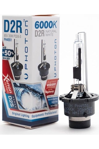 Photon D2r 6000k Xenon Ampul +%50 Fazla Işık Oem Ampul