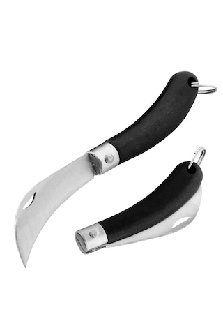 Desan Eğri Aşı Bıçağı Bağ Bıçağı Paslanmaz Ceviz Aşı Çakısı 20 Cm