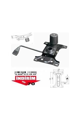 Depolife Müdür Ofis Bilgisayar Koltuk Şase Mekanik 25 Cm