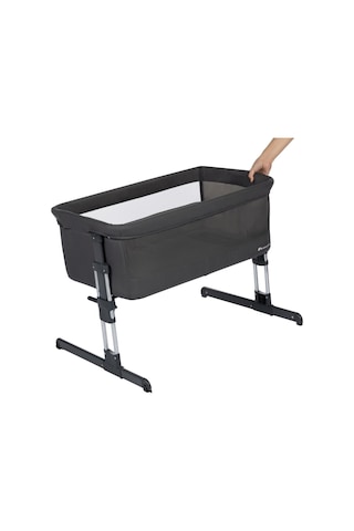 Bebeconfort Calidoo Yüksekliği Ayarlanabilir Anne Yanı Beşik Tinted Graphite Siyah