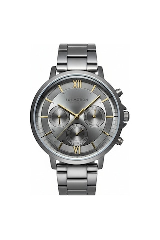 For Motion Erkek Kol Saati Gri Renk, Gri Kadran - Fm.13507fm.04, 2 Yıl Garantili Koyu Gri