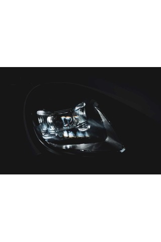 Porsche Cayenne 2014-2017 Uyumlu Facelift Led Far 2018+ Görünüm