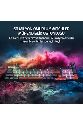 Gamepower Gasket Elite Rgb Wireless/bluetooth/kablolu Mekanik Ckckgmp0008