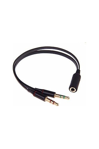 Kulaklik Mikrofon Ayirici Splitter 3.5Mm