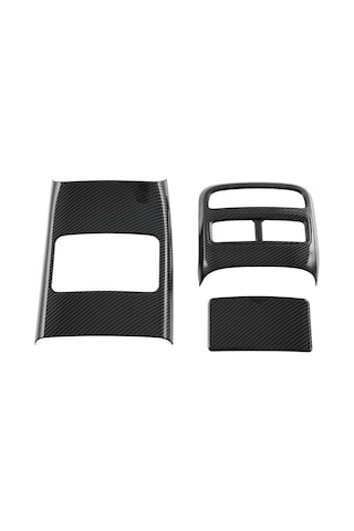 Red Lion Parts Byd Seal Awd Karbon Fiber Görünüm Arka Hava Menfezi Kaplama Abs