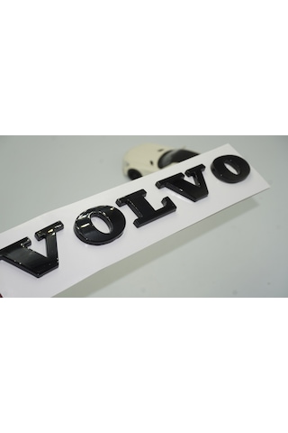 Dk Volvo Bagaj Kapağı Siyah 3m 3d Yazı Logo Amblem