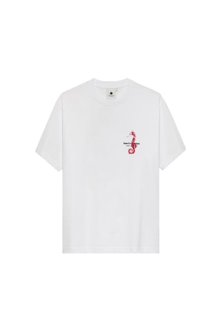 New Era Erkek Denizatı Baskılı Tişört Regular Fit S-xl Beyaz
