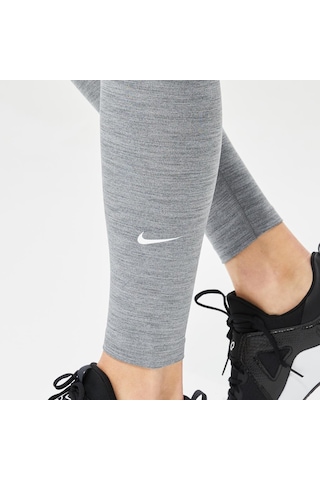 Nike W One Dri-fıt Hr Tght Gri Kadın Tayt Gri