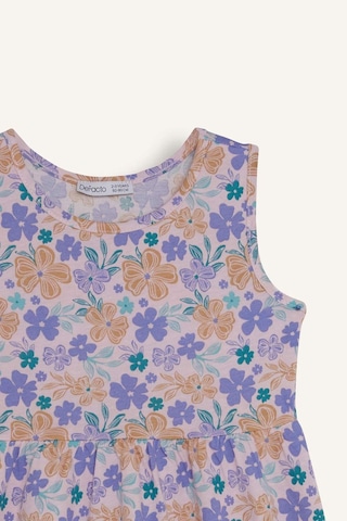 Defacto Çiçek Desenli Kolsuz Açık Pembe Elbise Kız Bebek C0074a526smpn180 Pembe-pn180