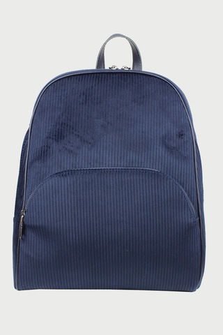Housebags Kadife Lacivert Kadın Sırt Çantası 157 Kadife Lacivert