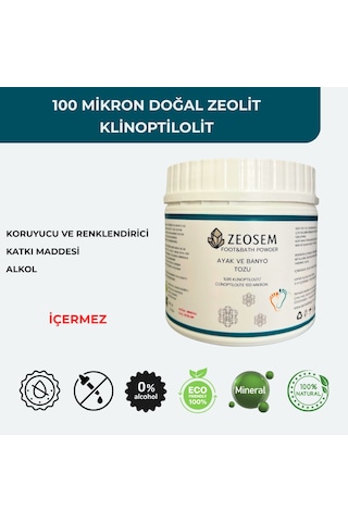 Zeosem Zeolit Ayak Ve Banyo Tozu 500gr