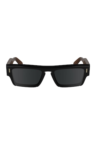 Calvin Klein Ck 24532s 001 54 Unisex Dikdörtgen Siyah Kemik Güneş Gözlüğü Siyah