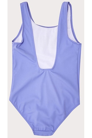 Deep Beach Beyaz Baskılı Kız Çocuk Mayo Db200788cm 001