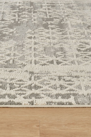 Kaşmir Halı 7/24 Sahara Marta Gri 200x290 CM Salon Mutfak Halısı Yolluk Kilim