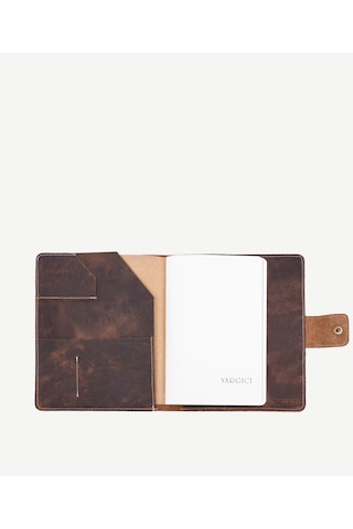 Yargıcı Kraf Defter Deri Defterlik 25keda9004x 003 Kahverengi