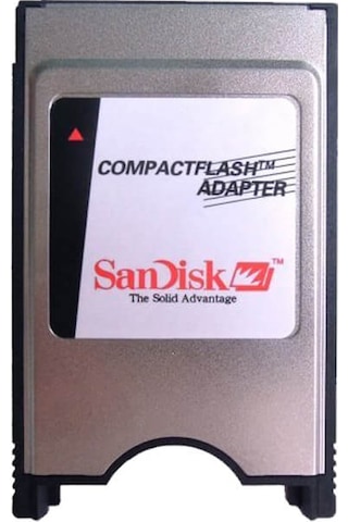 Sandisk Pcmcıa-Cf Adaptör + 256Mb Cf Kart Compact Flash Kart