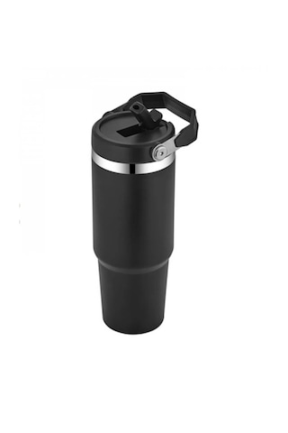 Iceflow Flip Straw Tumbler Pipetli Termos Çift Katmanlı Paslanmaz