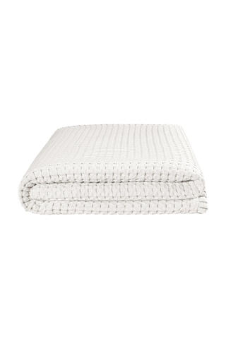 Mare %100 Pamuklu Bej Waffle Pike Çift Kişilik 230x245 Bej