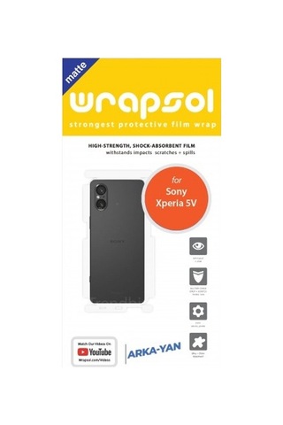 Sony Xperia 5 V Mat Arka Ve Yan Koruyucu Poliüretan Film