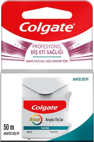 Colgate Total Profesyonel Diş Eti Sağlığı Arayüz Diş İpi 50 M