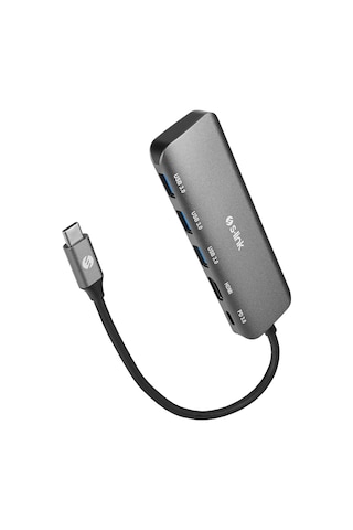 S-lınk Swv-usbc030, Type-c To Hdmı, 3xusb3.0, 1xpd Metal, Usb Hub
