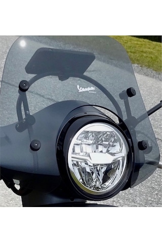 Vespa Telefon-navigasyon Tutucu Aparat Oval Siyah / Scoosee