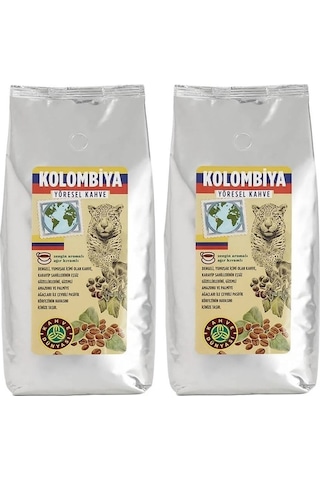 Kahve Dünyası Yöresel Kolombiya Çekirdek Filtre Kahve 2 x 1 KG