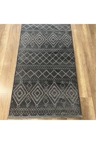 Hoom Rugs Fresh Cool 405 Yıkanabilir Antrasit Modern Halı Antrasit