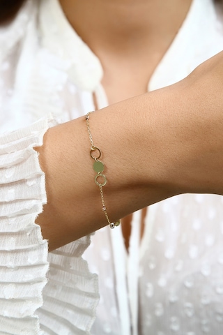 14 Ayar Altın Dorika Olimpiyat Bileklik - 17 Cm / Olimpiyat - Sarı Sarı Altın