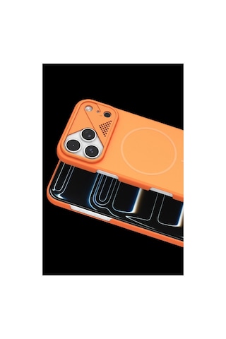 Joko Apple iPhone Uyumlu 17 Pro Max Export Magsafe Kapak - Turuncu