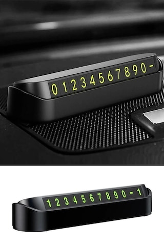 Vipstreet Tüm Araçlara Uyumlu Araç Numaratör Araba Telefon Numara