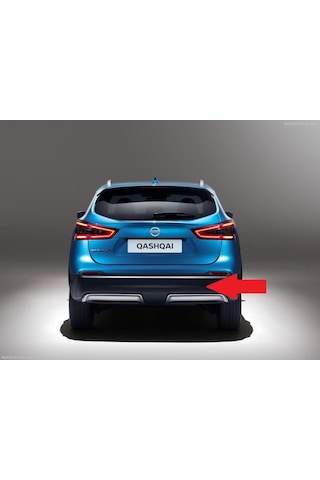 Nissan Qashqai 2018-2021 Arka Tampon Çeki Demir Kapağı 85071hv22a