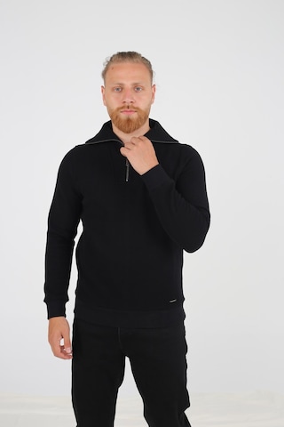 Brango 95015 Erkek Sweat Shirt Siyah
