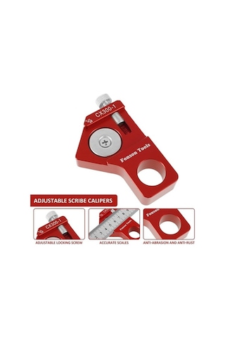 Pazly Ana Gövde, Çelik Cetvel, Mıknatıs, 20-30mm, 45/90 Derece, Alüminyum, Dayanıklı, Marangozluk, Tasarım, Ölçme Aleti Diğer