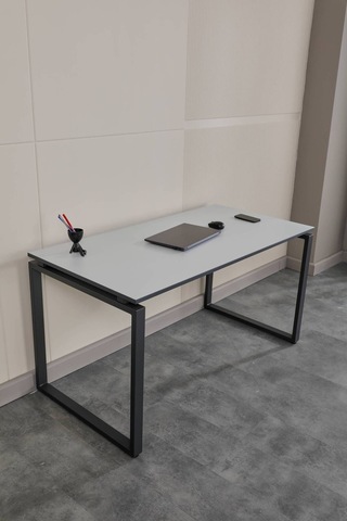 Sehpol Çalışma Masası Dikdörtgen Ayaklı 140x70x73 Cm Antrasit Gri
