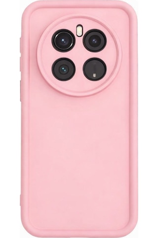 Honor Magic 7 Uyumlu Kamera Çıkıntılı Mat Silikon Telefon Kılıfı Pembe