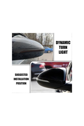 Yaozixa Kia K5 Optima Mk4 Jf 2016-2019 Led Akışlı Retrovizör Sinyal Lambası 2 Adet - Plug & Play, Dayanıklı Plastik