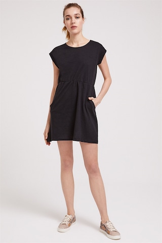 Lee Cooper Ruby Kadın Bisiklet Yaka Elbise Siyah-1261 Siyah