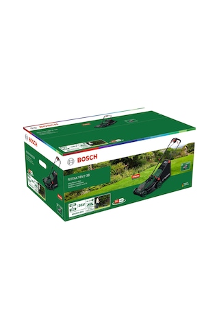 Bosch Rotak 18V2-38 2x4AH Akülü Çim Biçme Makinesi - 06008B9M00