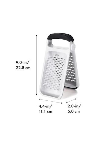 Oxo Good Grips İşlenmiş Paslanmaz Çelik Çift Taraflı Rende, Peynir Ve Daha Fazlası İçin Diğer